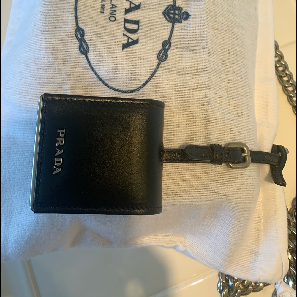 Prada purse attachment (lip balm or coin)